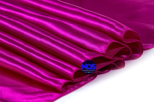 10 Corredores de Mesa Magenta Violeta Satinado 12" X 108" Boda B'day Fiesta Decoración - Imagen 4 de 6