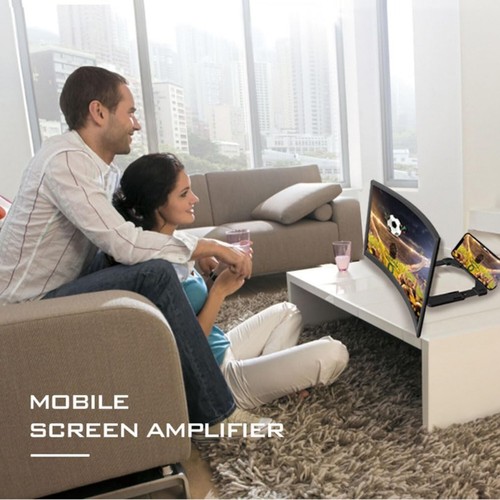 14" Smartphone Screen Magnifier 3D Video Mobile Phone Amplifier Stand Bracket US - Picture 7 of 13