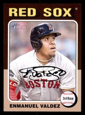 2024 Topps Heritage #288 Enmanuel Valdez Boston Red Sox