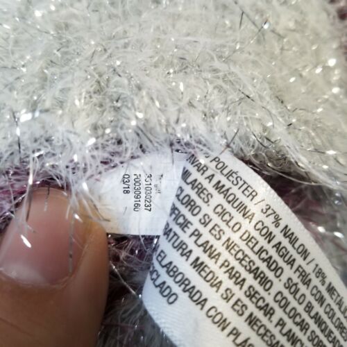 Suéter recortado púrpura gris púrpura Wild Fable para mujer L brillante - Imagen 7 de 7