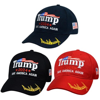 Trump 2024  Hat Save America Again for Men Women Baseball Cap Embroidered Dad