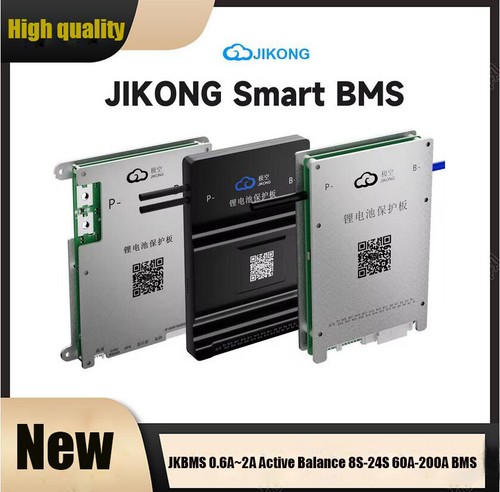 JK Smart BMS 0.6A-2A Active Balance 8S-24S 60A-200A LiFePo4 Li-ion Battery Lot - Picture 1 of 36
