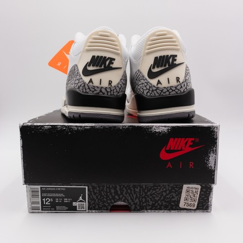 Air Jordan 3 Retro White Cement Reimagined -Size 12.5 - New/Deadstock - Elos Era - Picture 8 of 8