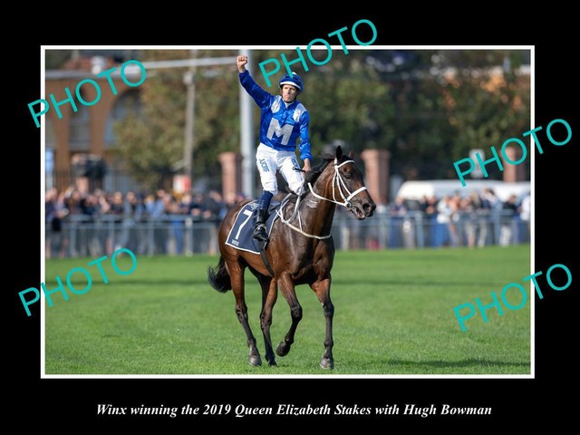 LARGE HORSE RACING PHOTO WINX & HUGH BOWMAN 2019 QUEEN ELIZABETH STAKES WIN 1 LARGE HORSE RACING PHOTO WINX & HUGH BOWMAN 2019 QUEEN ELIZABETH STAKES WIN 1