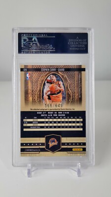 2009 Panini Court Kings Stephen Curry ROOKIE RC AUTO /649