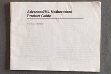 1996 Intel Advanced/ML (Marl) Motherboard Product Guide Manual for Vintage PC