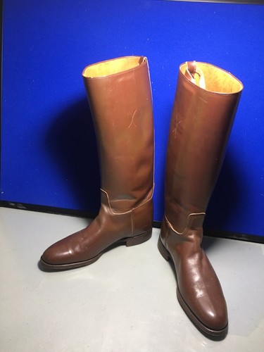 Vintage Service Equestrian Brown Riding Boots - Wo