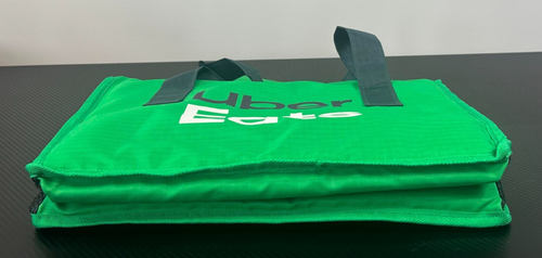 Uber Eats Thermo Delivery Bag Tragetasche Rucksack groß hellgrün - Bild 3 von 8