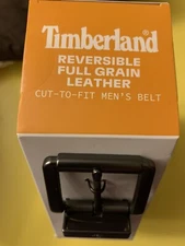 Timberland Men's Reversible Leather Cut-To-Fit Belt 32”–44” Brown Black (New)