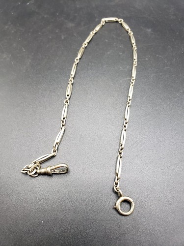 vintage antique 14k gold Pocket Watch Chain ~13 1/4" - Picture 7 of 8