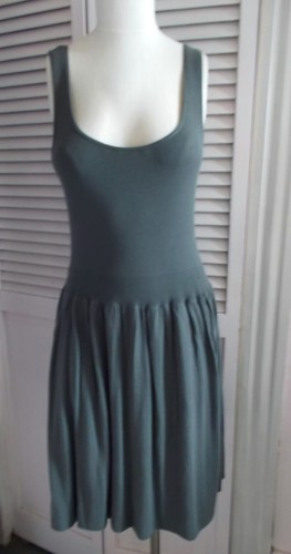 IISLI ASH GREY BABY TANK DRESS LARGE - NEW WITH TAGS - ORIGINALLY $178 - Picture 1 of 5