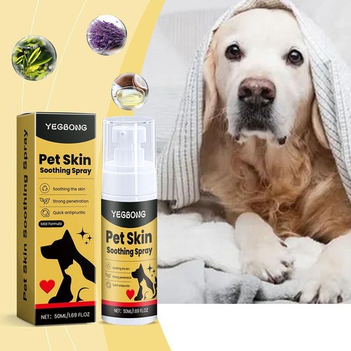 50ml Pet Skin Care Spray Cat & Dog Skin Wound Fungus Ringworm Itching Nice Y5N5