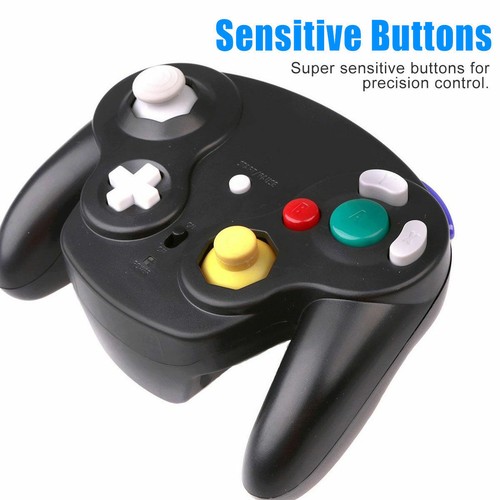 2Pack Wireless GC Gamepad Controller with Adapter For Nintendo GC NGC Controller - Picture 2 of 12