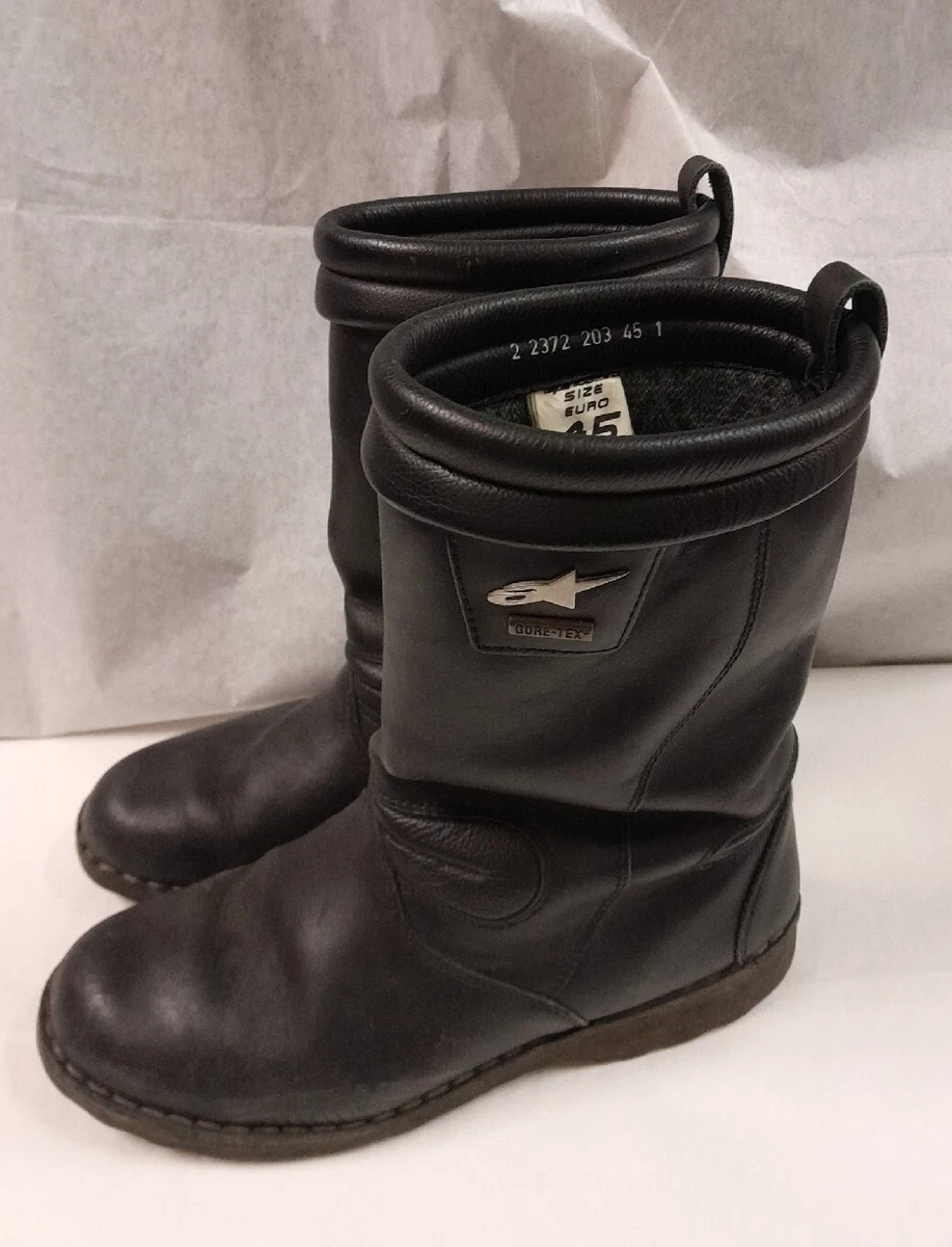 stivali uomo vera pelle moto alpinestars taglia 45 eBay