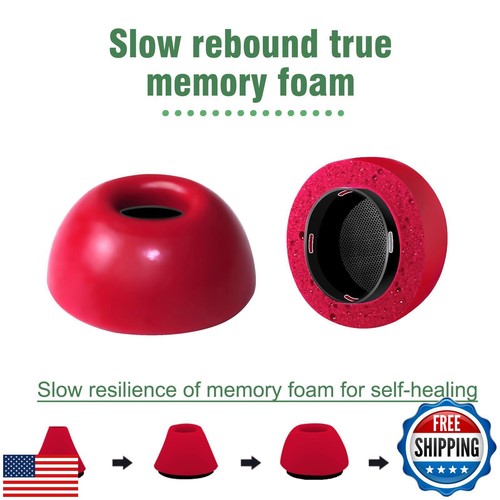 Memory Foam Ear Tips for Airpods Pro and Airpods Pro 2nd Generation with Nois - Picture 4 of 5