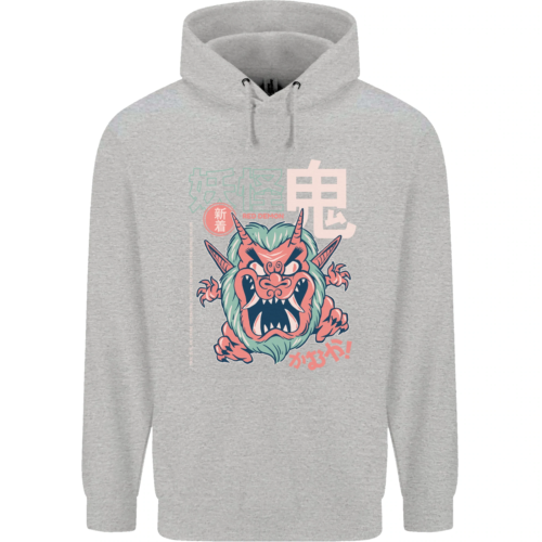 Oni Yokai Japonés Rojo Demonio Hombre Sudadera - Imagen 2 de 112