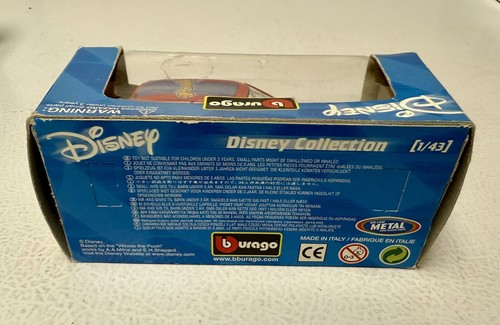Disney Bburago Winnie the Pooh 1/43 Scale Car Burago Italy - Picture 3 of 4