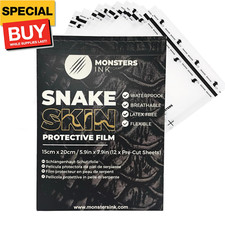 12 Sheets Second Skin Tattoo Cover Up Patch   5.9" x 7.9" Waterproof  Latex-Fre