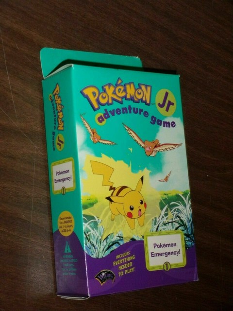 1999 Nintendo Hasbro Pokemon Jr Adventure Game 'pokemon Emergency ...