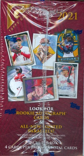 2021 Topps Gallery Baseball Factory Sealed Blaster Box - Picture 2 of 3