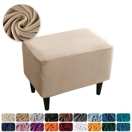 Velvet Wing Chair Covers Stretch Wingback Armchair Cover with Seat Cushion Cover - Picture 44 of 58