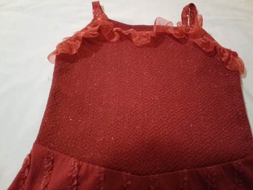 Girl's Performance Dress Disney High School Musical Sz M Rubies' Costume Co. Red - Picture 2 of 5