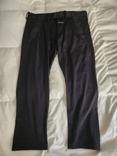 marithe francois girbaud Pants Trousers Crop High Rise Black Size 30 stretch Y2k