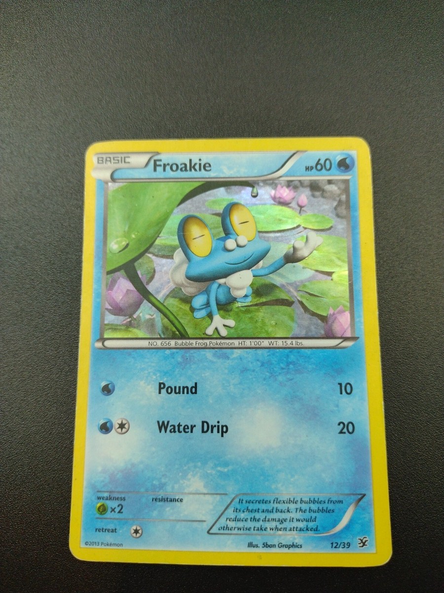 Pokémon TCG Froakie 12/39 XY Kalos Starter Set Holo MP