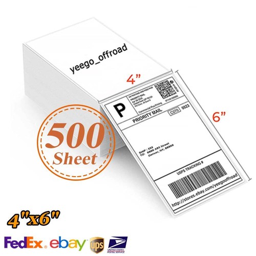 4"x6" Fächerfaltung Direkte Thermische Versandetiketten für Zebra Rollo Munbyn Drucker 500 - Bild 9 von 9