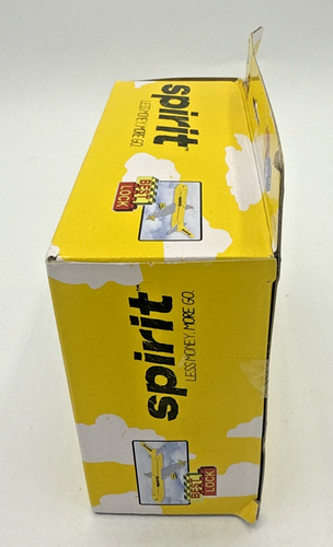 Modellino aereo/pilota giocattolo da costruzione Daron Spirit Airlines nuovo/sigillato - Foto 6 di 9