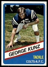 1976 Wonder Bread George Kunz Baltimore Colts #7