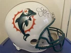 JUNIOR SEAU MIAMI DOLPHINS SIGNED AUTOGRAPHED BECKETT LOA AND SEAU HOLO, RARE!!