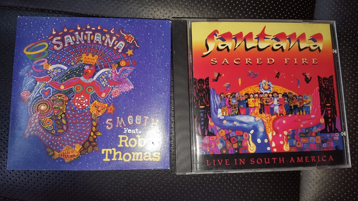 Carlos SANTANA 2 CD Lot Sacred Fire Live Smooth feat. Rob