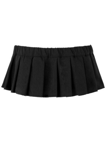 Women Schoolgirl Mini Skirt Role Play Costume Mini Plaid Pleated Micro Skirts - Picture 103 of 130