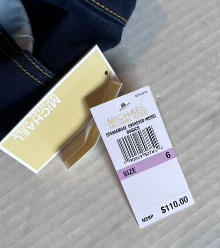 Womens Michael Kors Denim Skinny Jeans NWT MSRP $110 Size 6 30X29 - Picture 3 of 6