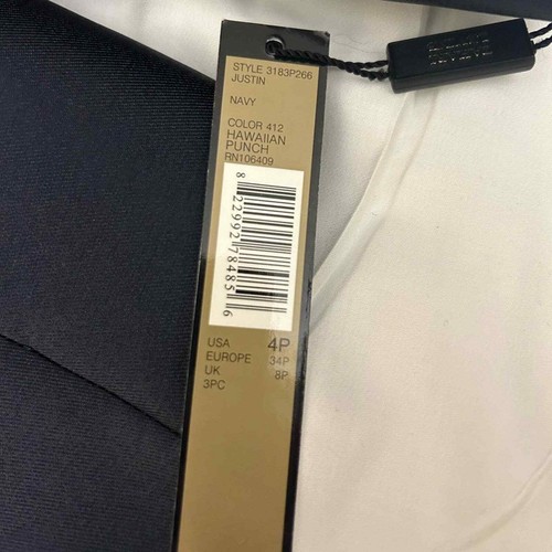 Tahari ASL Luxe NWT Navy/Midnight Blue Open Blazer 4P - Picture 6 of 12