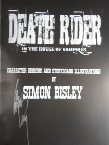 VEROTIK DEATH RIDER IN THE HOUSE OF VAMPIRES TPB 2021 BISLEY FIRMADO POR DANZIG - Imagen 3 de 4