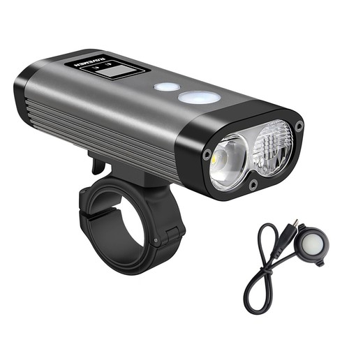 Luz LED delantera para bicicleta Ravemen PR1400 DuaLens con control remoto - Imagen 1 de 2