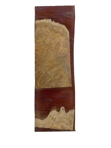 Qualité Stabilisé Marron Mallee Hybrid Burl Couteau Vierges #514 À Ewz 1.5 X 1 X - Picture 4 of 8