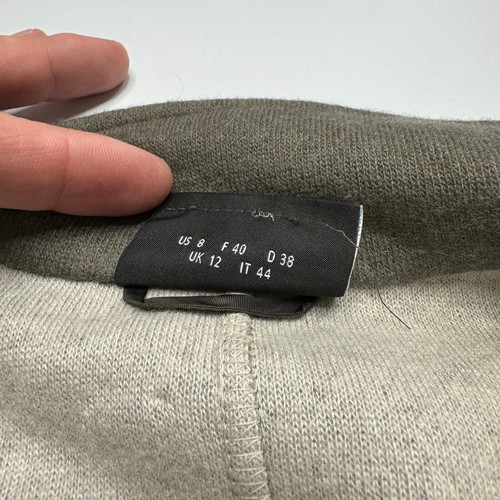 Giacca Blazer AKRIS Comoda Casual Grigia Maglia Cashmere taglia 8 M - Foto 7 di 7