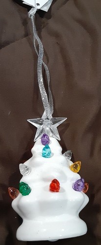 Ceramic Light Up Pine Tree 5.12" H x 3.22" W x 3.22" D Choose from Various color - Picture 12 of 13