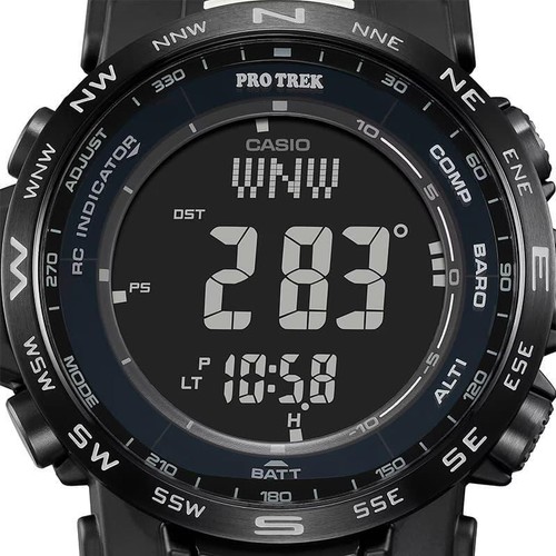 CASIO PRO TREK PRW-35Y-1BJF Climber Line Earth Color Digital Men's Watch Black - Picture 10 of 16