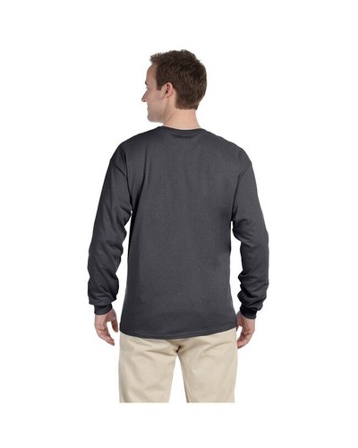 Adult Ultra Cotton® 6 oz. Long-Sleeve T-Shirt - G240 - Picture 15 of 39