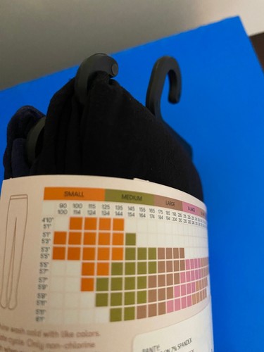 NEU DAMENGRÖSSE SMALL JOYSPUN 2ER-PACK MARINEBLAU/SCHWARZ BLICKDICHTE STRUMPFHOSEN 60 DEN - Bild 8 von 12