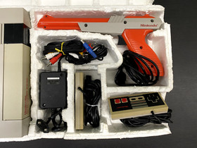 Console Nintendo NES en Boite Action SET Zapper notice poly Sans jeu