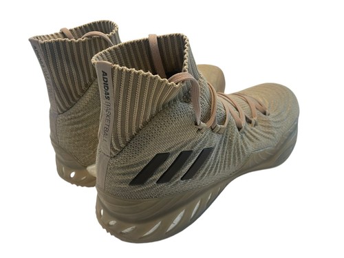 $450 ADIDAS CRAZY EXPLOSIVE PRIMEKNIT 2017 KHAKI BASKETBALL SNEAKER/SHOE US 10.5 - Picture 3 of 24