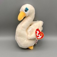 TY Beanie Baby - GODDESS the Swan (6 inch) - Stuffed Animal | Collector Items