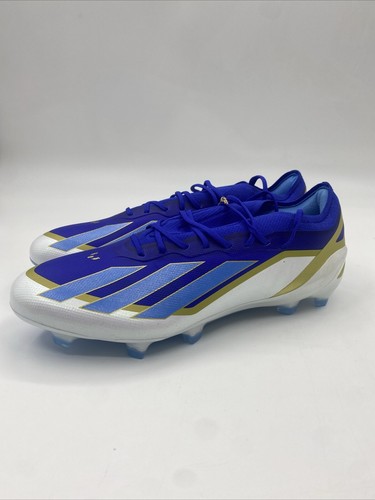Adidas X Crazyfast Messi Elite FG Cleats Lucid Blue ID0710 Mens Sizes 7-11.5 - Picture 2 of 5