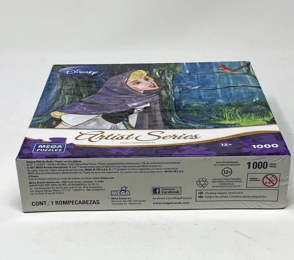 Rompecabezas Disney La Bella Durmiente Artista Serie 1000 Piezas "Cantando con los Pájaros" Foto 4 de 4