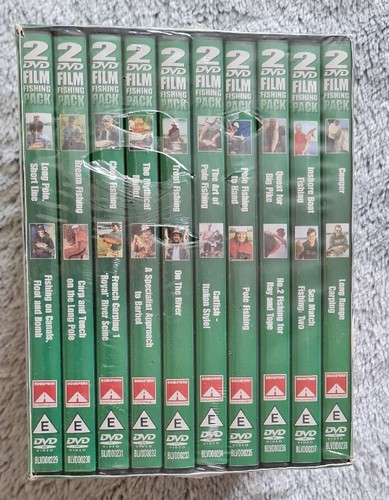 20 Fishing Features NEW SEALED DVD, 2005, 20-Disc Set Box Set - Picture 3 of 5